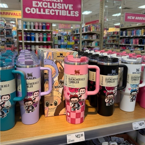 Stanley Other - Stanley Quencher H2.0 Labubu Tumbler in Pink.